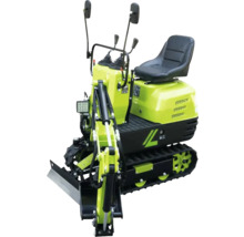 Minibagger mit Raupenfahrwerk, Sitz und Bedienhebeln