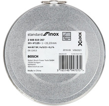 Bosch Standard for Inox Trennscheibe im runden Behälter