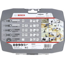 Bosch Starlock Multitool Zubehör Set mit verschiedenen Sägeblättern für Holz und Metall