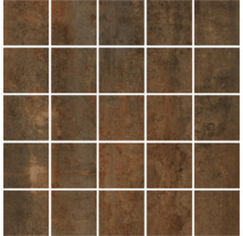 Produktbild: Feinsteinzeugmosaik Glasgow rust 30x30x0,7 cm