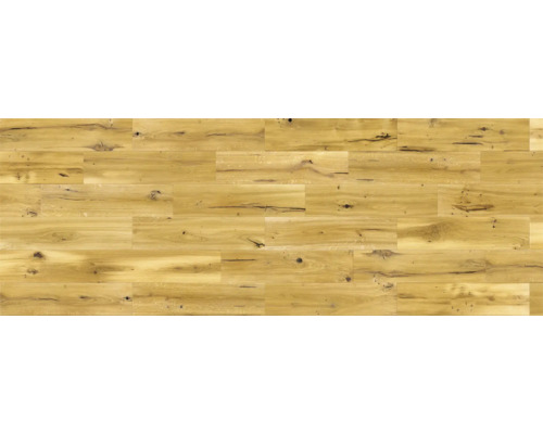 Parkett Vintage Eiche Landhausdiele Gebürstet gefast 1092 x 180 x 14 mm