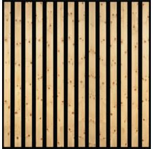 Holzpaneel mit Latten für Wand- oder Deckenverkleidung