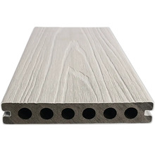 Produktbild: Konsta WPC Terrassendiele Nativo Hohlkammerprofil beschichtet 23x138x3000 mm Eiche weißgrau