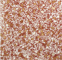 Terrazzo-Bodenfliese Maxxi MX10 rot 60x60x2,2 cm imprägniert