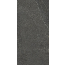 Dunkle Steinzeugfliese mit matter Oberfläche