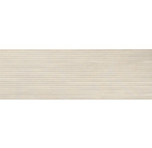 Produktbild: Japandi Wandfliese Larchwood Maple 30x90cm 3D-Holzoptik beige matt rektifiziert