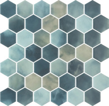 Produktbild: Poolmosaik Hex XL Cotto Yadel 28,6x28,4cm