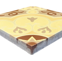 Dekorative Fliese mit Muster