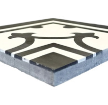 Dekorative Bodenfliese mit Muster