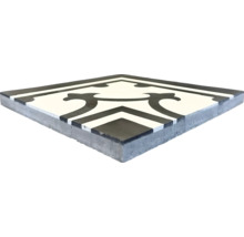 Dekorative Bodenfliese mit Muster