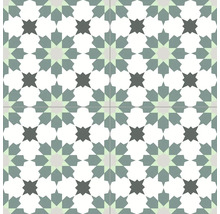 Fliesenmuster mit Sternmotiven für Boden- oder Wandbeläge