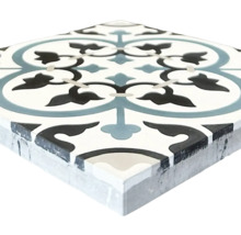 Dekorative Fliese mit floralem Muster für den Innenbereich