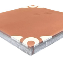 Dekorative Bodenfliese mit Muster