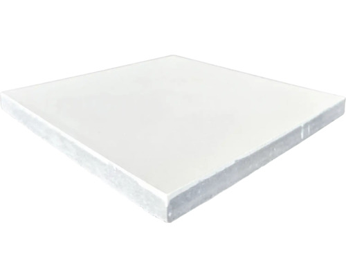 Zement Wand- und Bodenfliese Uni 1.0 alabaster white 20x20x1,6 cm