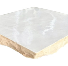 Einzelne weiße Keramikfliese