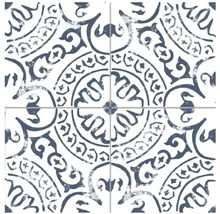 Fliesen mit ornamentaler Musterung