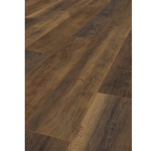 Nahaufnahme von Laminatboden mit Holzoptik