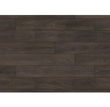 Dunkler Holzbodenbelag aus Laminat