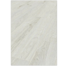 Verlegung von hellem Laminatboden mit Holzstruktur