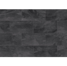 Dunkle Bodenfliesen mit Steinoptik