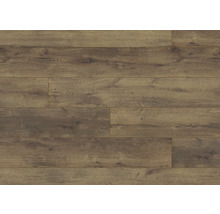 Nahaufnahme von Laminatboden in Holzoptik