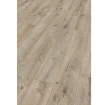 Nahaufnahme von Laminatboden mit Holzoptik