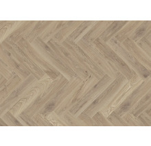 Verlegung von Laminatboden in Fischgrätmuster