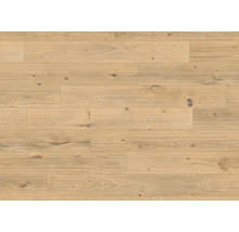 Verlegung von hellem Eichenparkett