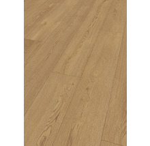 Verlegter Laminatboden mit Holzoptik