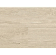 Nahaufnahme von hellem Laminatboden mit Holzmaserung