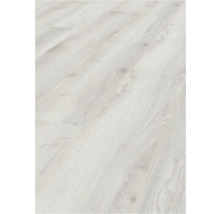 Nahaufnahme von hellem Laminatboden mit Holzstruktur