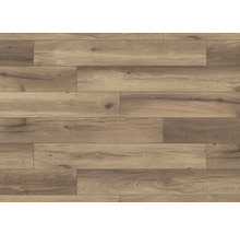 Verlegtes Laminat in Holzoptik als Bodenbelag