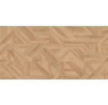 Dekoratives Bodenmuster mit Holzoptik.