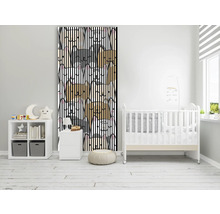 Kinderzimmer mit Türposter mit Katzenmotiv