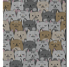 Illustration von Katzen mit Streifenmuster