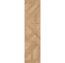 Holzboden mit Fischgrätenmuster