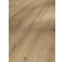 Nahaufnahme von Laminatboden mit Holzstruktur