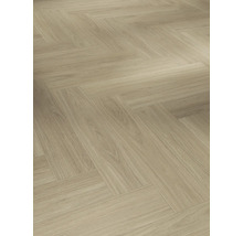 Verlegter heller Fischgrätboden