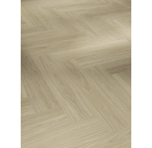 Verlegung von Laminatboden im Fischgrätmuster