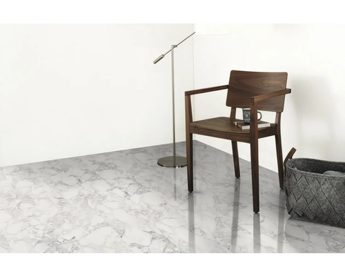 Laminat Masterfloor Arabescato Fliesenoptik Schiefer hochglanz wasserfest 1383 x 244 x 8 mm