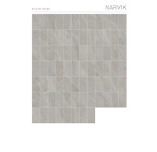 Narvik Fliesen, 30x60 cm, silberfarben, für Wand und Boden