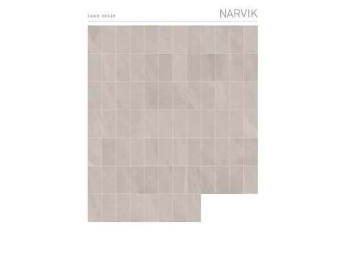 MIRAVA Feinsteinzeug Wand- und Bodenfliese NARVIK sand 30 x 60 x 0,85 cm rektifiziert