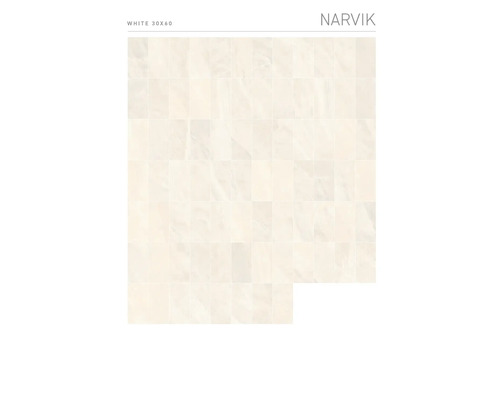 MIRAVA Feinsteinzeug Wand- und Bodenfliese NARVIK white 30 x 60 x 0,85 cm rektifiziert