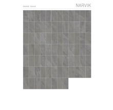 Verlegung von Narvik Smoke Fliesen im Format 30x60