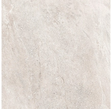 Nahaufnahme einer Bodenfliese mit Steinoptik