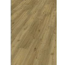 Nahaufnahme eines Laminatbodens in Holzoptik