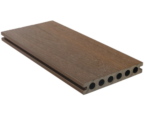 Produktbild 2 (groß) Konsta WPC Terrassendiele Nativo Hohlkammerprofil beschichtet 23x138x5000 cm Eiche braun