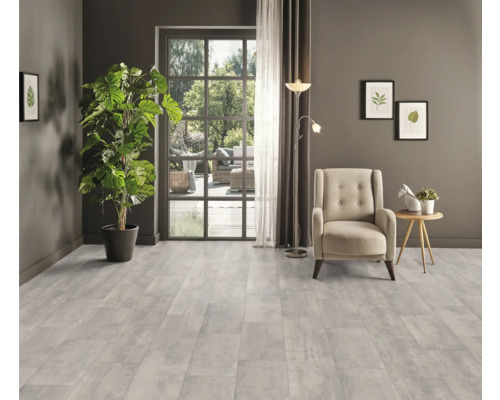 Laminat 8.0 Fliese grau Urban Nuance wasserfest