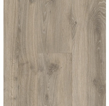 Nahaufnahme von Laminatboden mit Holzoptik