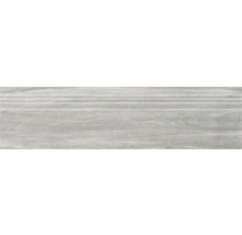 Produktbild: MIRAVA Feinsteinzeug Treppenstufe BERGEN Grey 29.5 x 120 x 0,9 cm matt rektifiziert